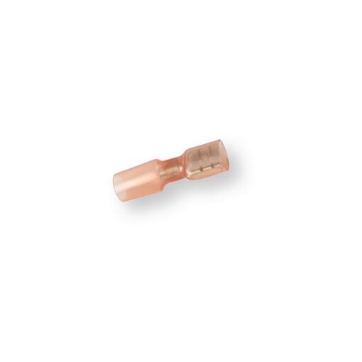Wärmeschrumpfverbinder 2105, rot 6,3x0,8, - 0,5-1 mm²